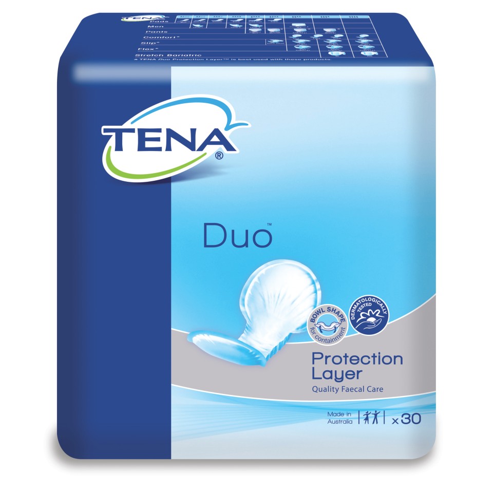 Tena Duo Protection Layer Pack of 30