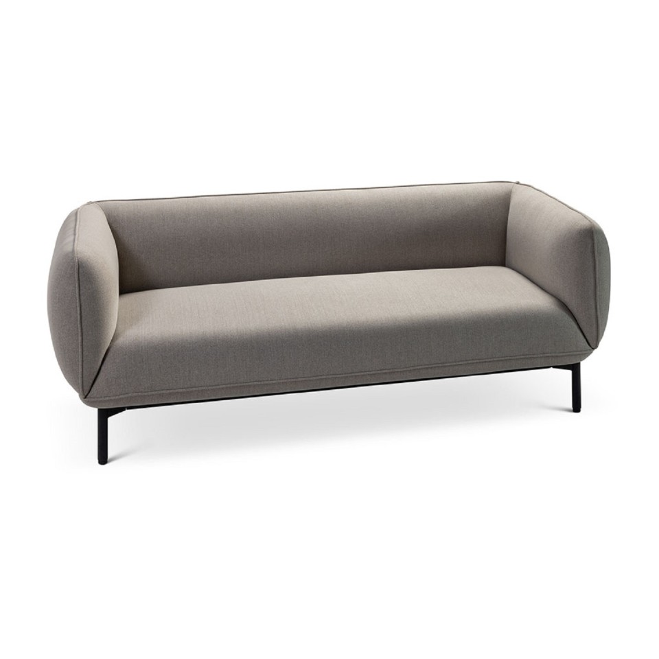 Mello Lounge 3 Seater Light Grey Fabric