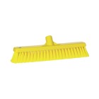 Vikan Floor Broom Soft/split Yellow 400mm image