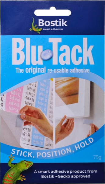 Bostik Blu Tack Reusable Adhesive 75g