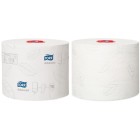 Tork T6 Compact Roll Toilet Paper 2 Ply White 100 meters per Roll 127530 Carton of 27 image