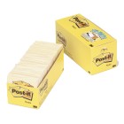 Post-it Notes 76x76mm Yellow Cabinet Pack 18 image