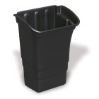 Pacific Hygiene Rubbish Bin Black 43.2cm(w) x 30.5cm(d) x 55.9cm(h) 30.3 Litre FG335388BLA Pack of 2 image