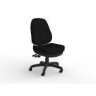 Knight Plymouth Task Chair 3 Lever High Back Breathe Black image