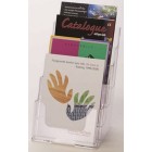 Deflecto Brochure Holder 4 Tier A5 Clear image