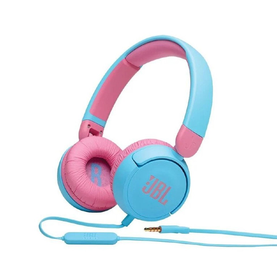 JBL Jr310 Wired Headphone Blue