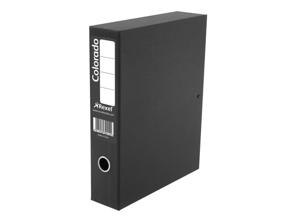 Eastlight Colorado Box File Foolscap Black