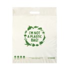 ecopack ED-2091 400(w) x 490(h)mm Compostable Punched Handle Retail Bags Medium Packet Of 50 image