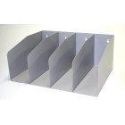 Fluteline Winmac Storage File Lever Arch Metal 170 x 400 x 300mm Grey image