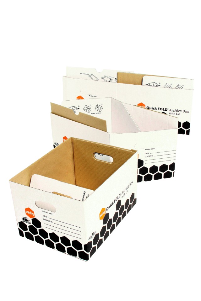 Marbig Archive Box Quickfold With Lid