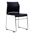 Envy Visitor Chair Black Shell / Black Frame image