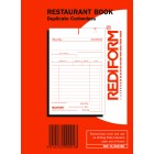 Rediform Restaurant Book No Carbon Required 50 Duplicates image
