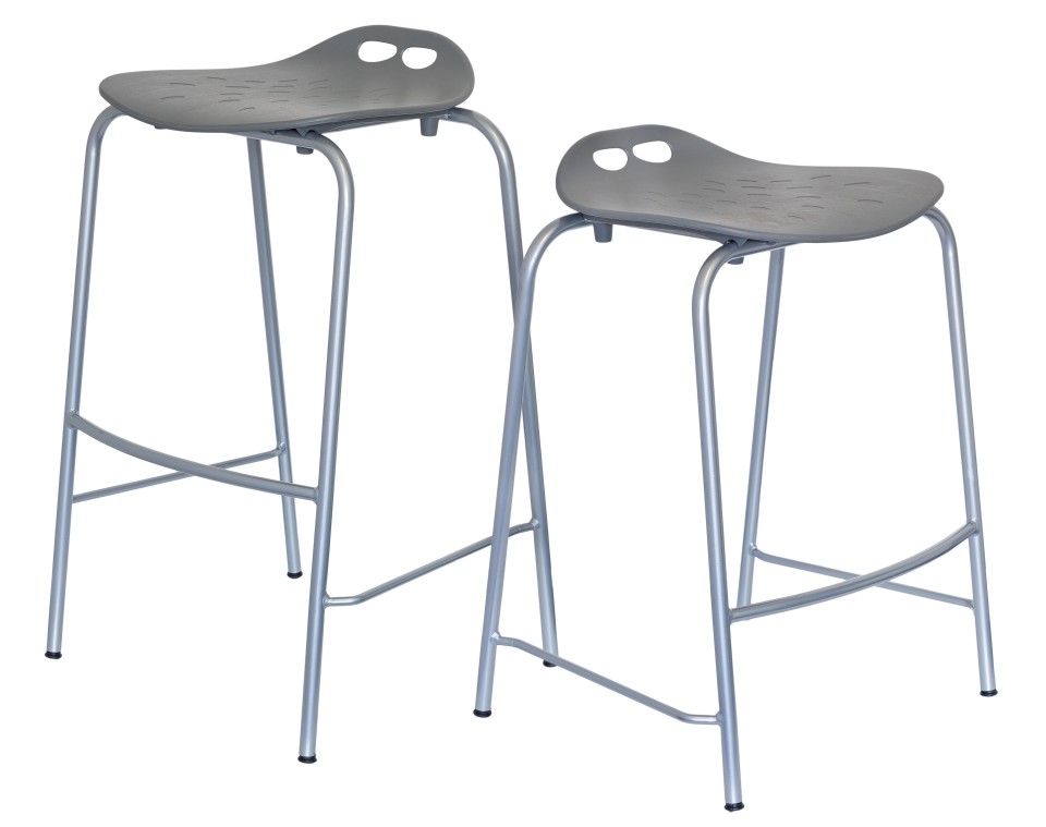 Seaquest Mata Lite Backless Stool 750 High Grey