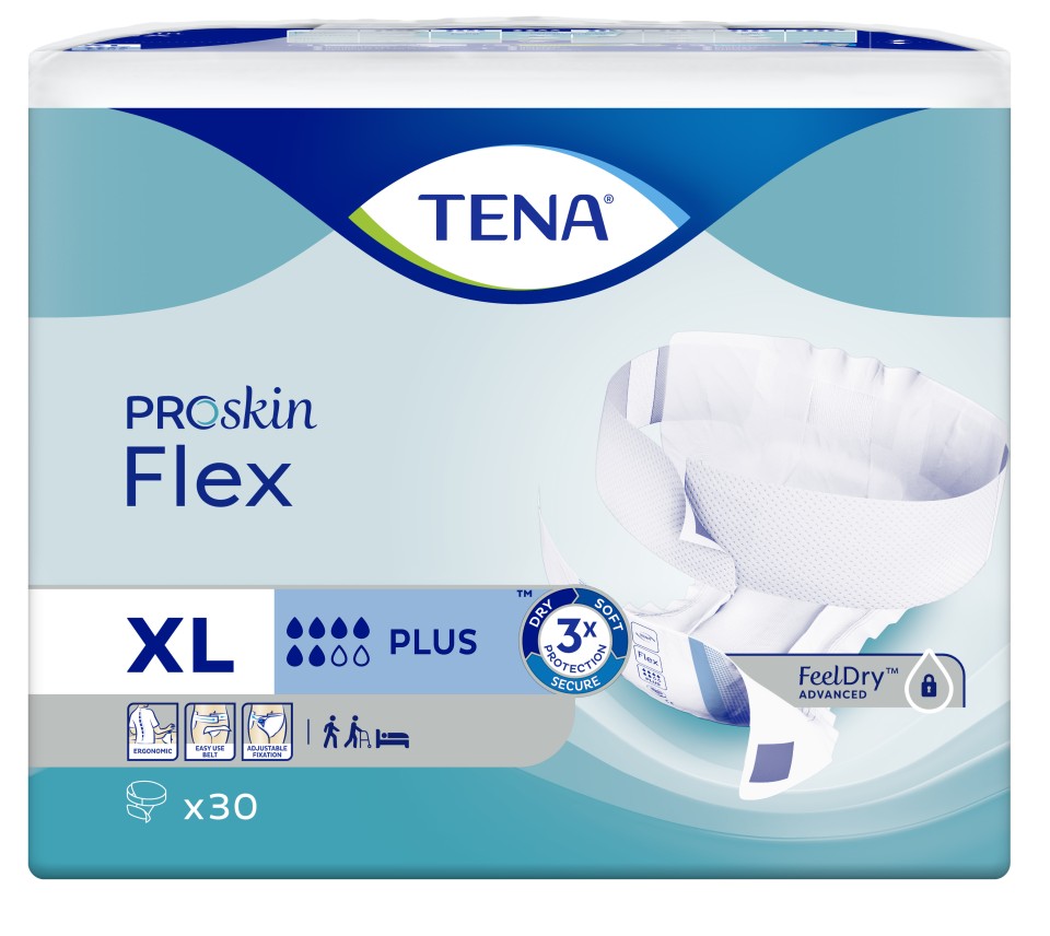 Tena Flex Plus Extra Large Pack of 30