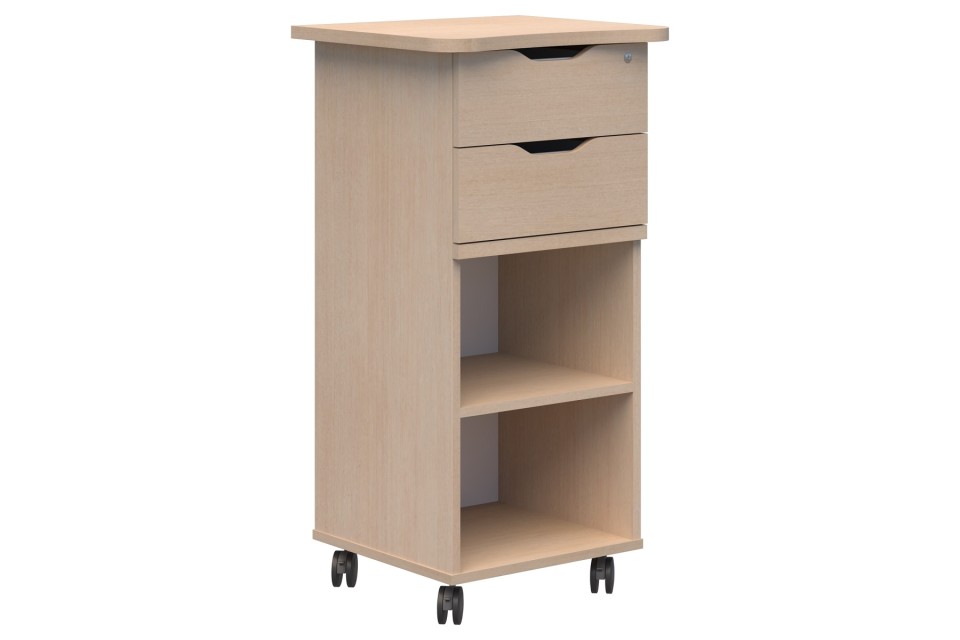 Ako Teacher Station. 1100h X 550w X 550d. Refined Oak.