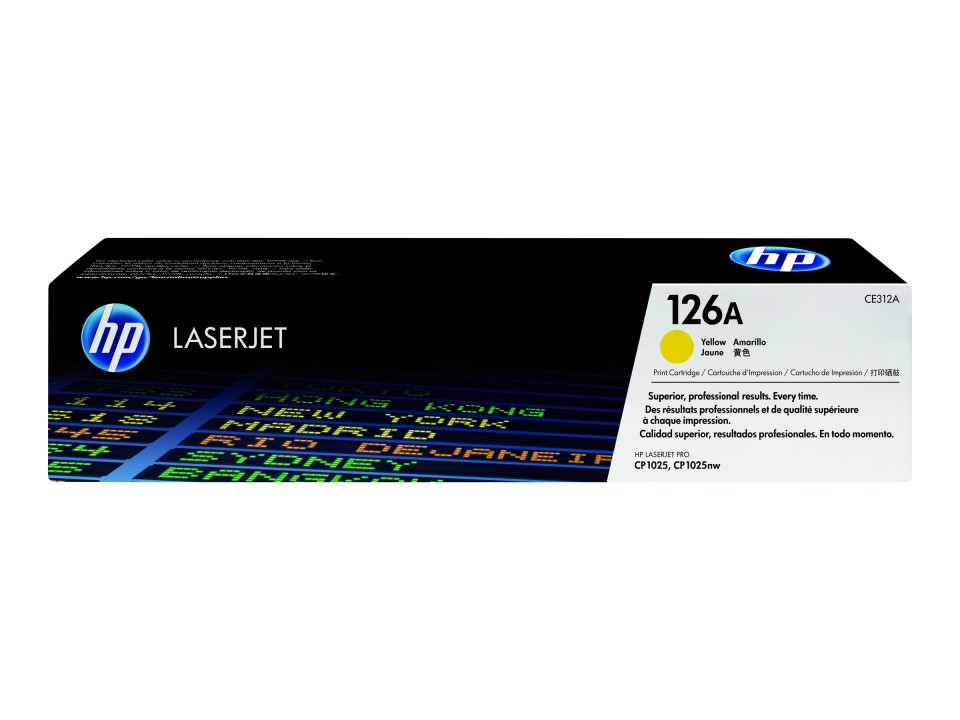 HP LaserJet Toner Cartridge 126A Yellow