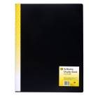 Refillable Display Book A3 20 Pocket Black  image
