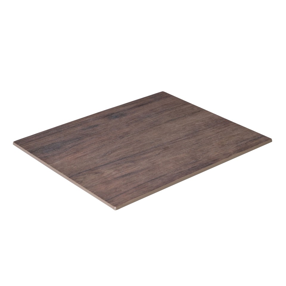 Ryner Wood Deco Melamine Platter 325mm x 265mm