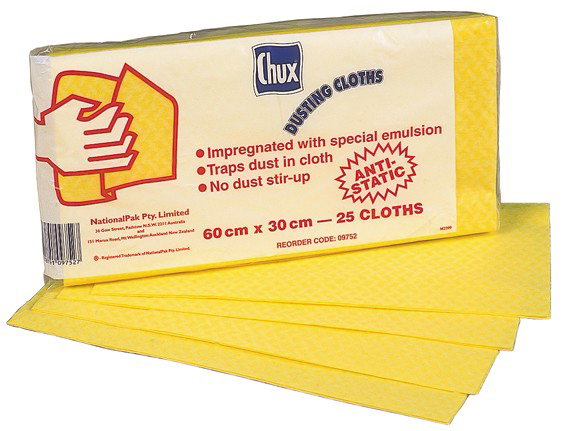 Chux Anti-Static Dusting Cloth Yellow