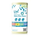 Livi Cloth Antibacterial Wipe Yellow 90 Sheets Per Roll image