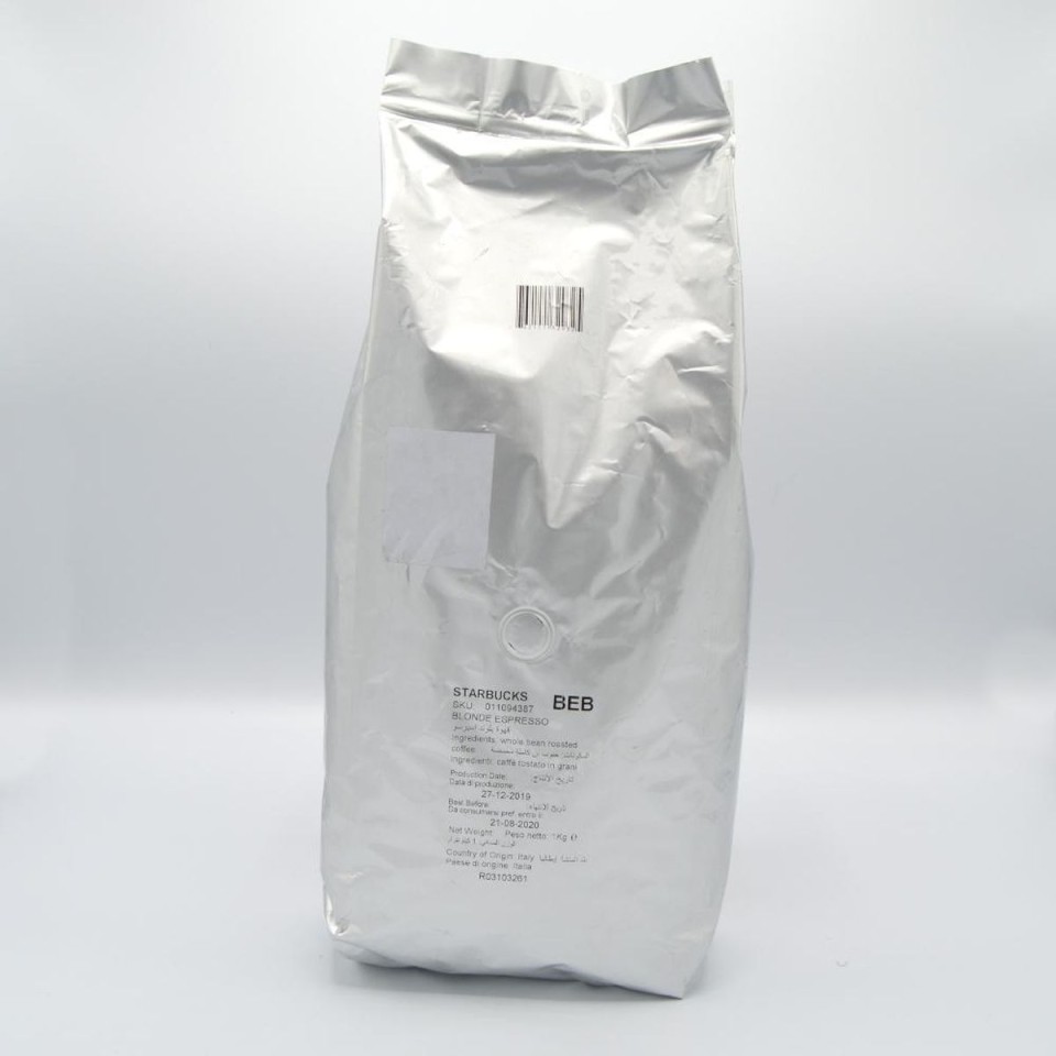 Starbucks Dark Espresso Roast Whole Bean Bag 1kg