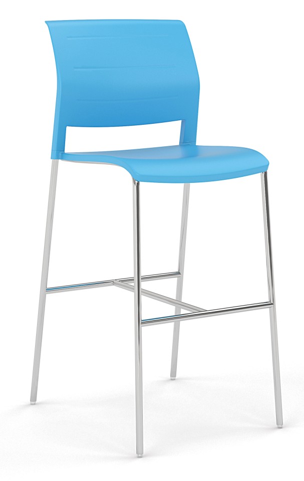 Knight Game Barstool Aqua