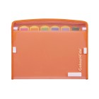 Colourhide Expanding File Zip It Tangerine image