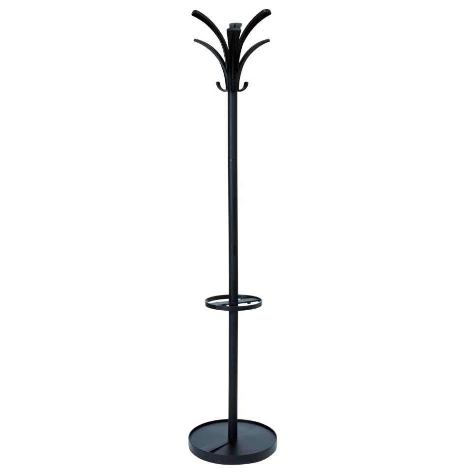 Alba Brio Coat & Umbrella Stand Black