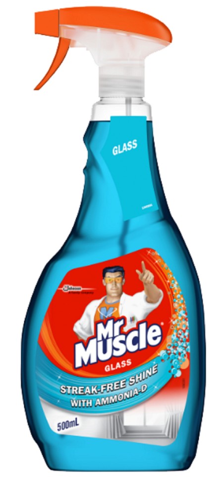 Mr Muscle Glass Cleaner Trigger Blue 500Ml