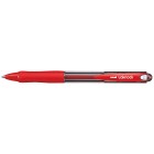 Uni Laknock Ballpoint Pen Retractable SN-100 1.0mm Red image