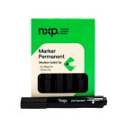 NXP Permanent Marker Recycled Bullet Tip 2.5mm Black Box 12 image