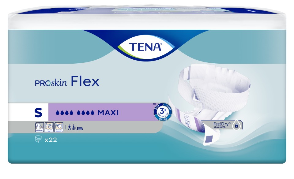 Tena Flex PROskin Maxi Small Pack of 22