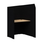 Sonic Mini Focus Pod R/hand 1300/1500h x 900l x 1000/625d Black Classic Oak image