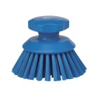 Vikan Blue Round Hard Hand Scrub Brush image