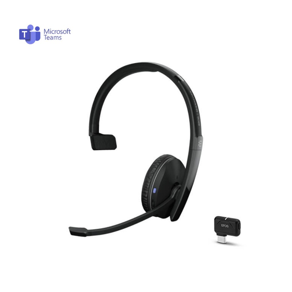 Epos Sennheiser Adapt 231 Mono Bluetooth Headset + Usb-c Dongle Ms Teams