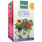 Dilmah Naturally Tea Bags Enveloped Spicy Berry Pack 20 image