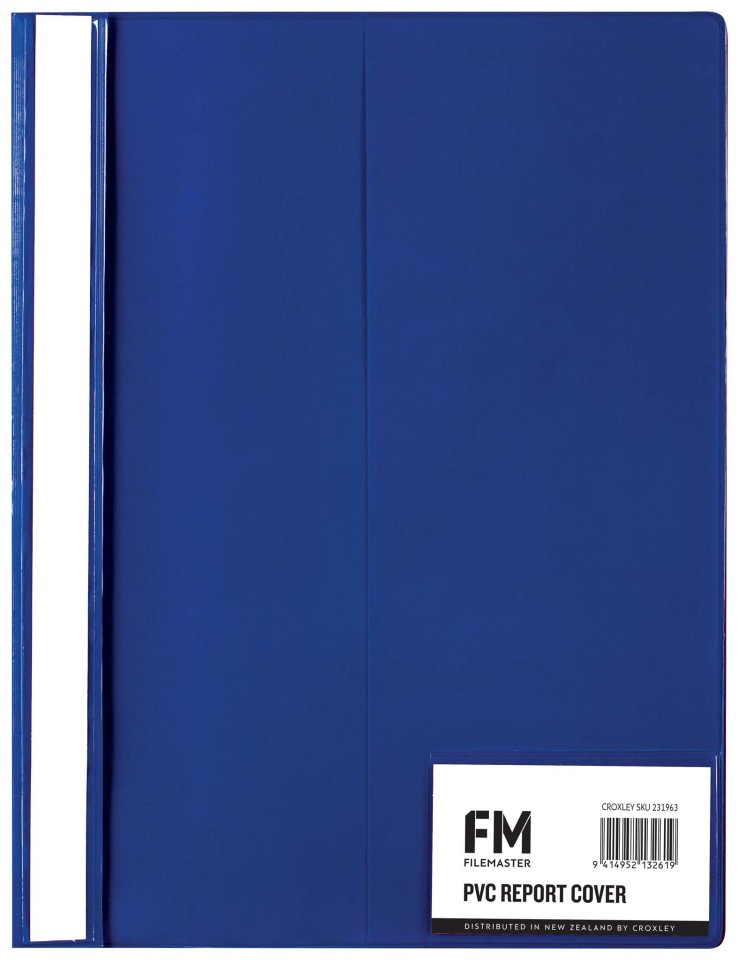 FM Cover Report A4 Blue Pvc