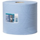 Tork W1 W2 Wiper 440 Blue Industrial Heavy-Duty Wiping Paper 3 Ply 130081 350 Sheets Roll Carton 2 image