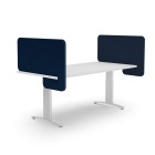 Acoustic Desk Divider 800Wx540Hmm Navy Peony image