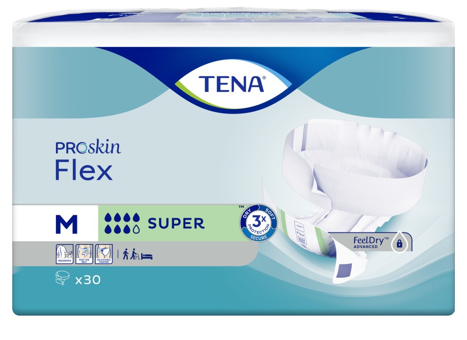 Tena Flex Super Medium Pack of 30