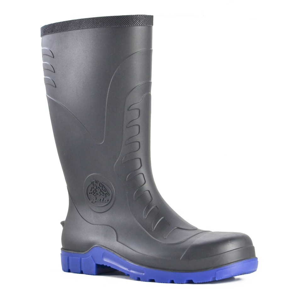 Bata Handyman Ii Safety Gumboot Black Black