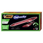 BIC Gelocity Gel Ink Pen Quick Dry 0.7mm Red Box 12 image