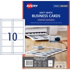 Avery Matt Finish Business cards - 90 x 52 mm - 200 cards - 150 g/m2 (L7414) image