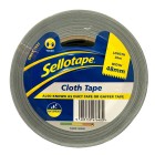 Sellotape 4705BKR Cloth Black Wr 48mmx30m image