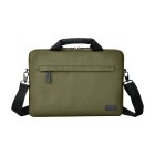 EVOL Generation Earth 13 In Recycled Slimline Laptop Brief Case Olive image