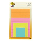 Post-it Super Sticky Notes 4622-SSMIA Assorted Miami Combo Pack image
