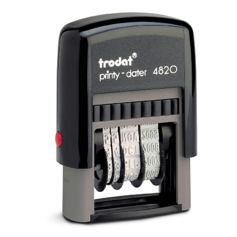 Trodat Printy 4820 Dater Stamp Machine 4mm Date Size