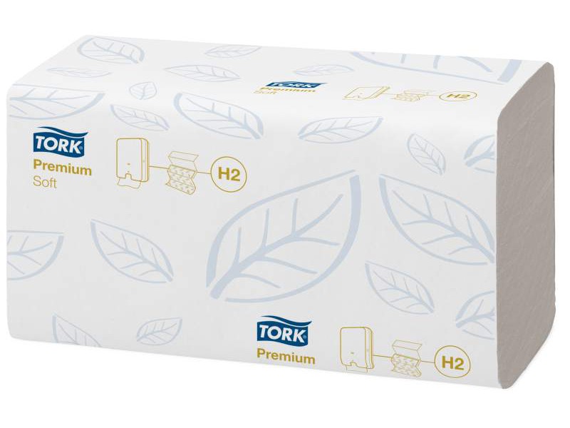 Tork H2 Premium Xpress Soft Multifold Hand Towel 2 Ply White 150 Sheets per Pack 100289 Carton of 21