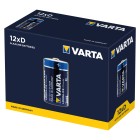 Varta Longlife D Battery Alkaline Pack 12 image