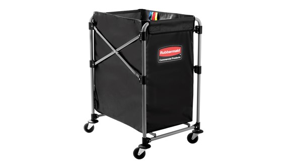 Rubbermaid Collapsible X Cart 150 Litre Single Stream Black